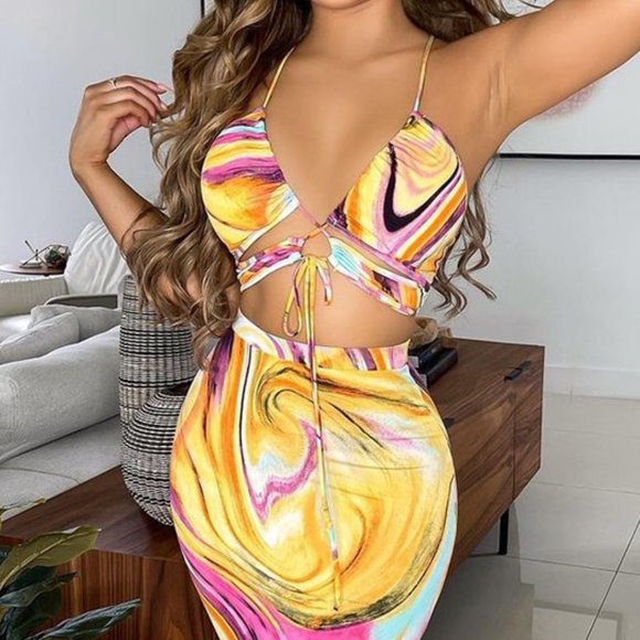 Monarch Fashion Dresses & Skirts - Women's Skirt Set